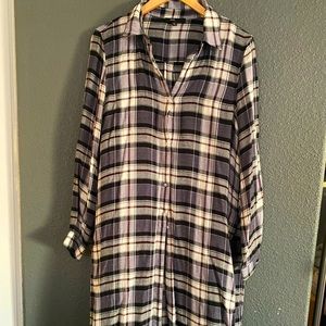 Longline flannel